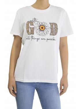 t shirt "with Good all things are possible"